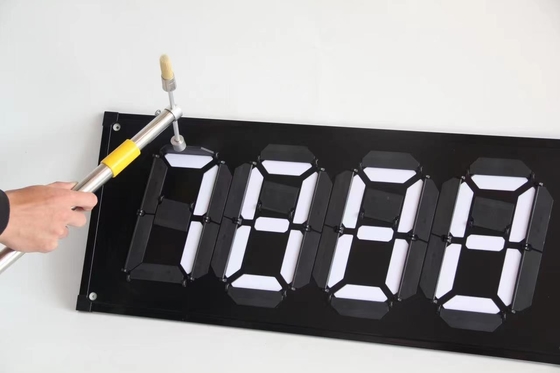 700*280*10mm Translucent Fuel Price Flip Signs Led Digital Board For Gas Station