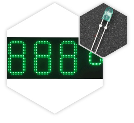 530*220*25mm Waterproof Gas Station Price Signs LED Number Display Board
