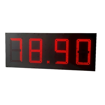 8.88 9/10 Green Red Petrol Station Price Signs With Double Sided Pole Sign